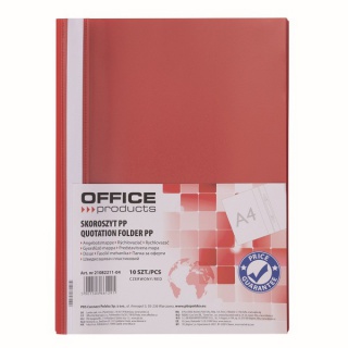 OFFICE PRODUCTS Skoroszyt A4 kolor czerwony