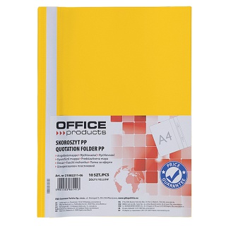 OFFICE PRODUCTS Skoroszyt A4 kolor żółty