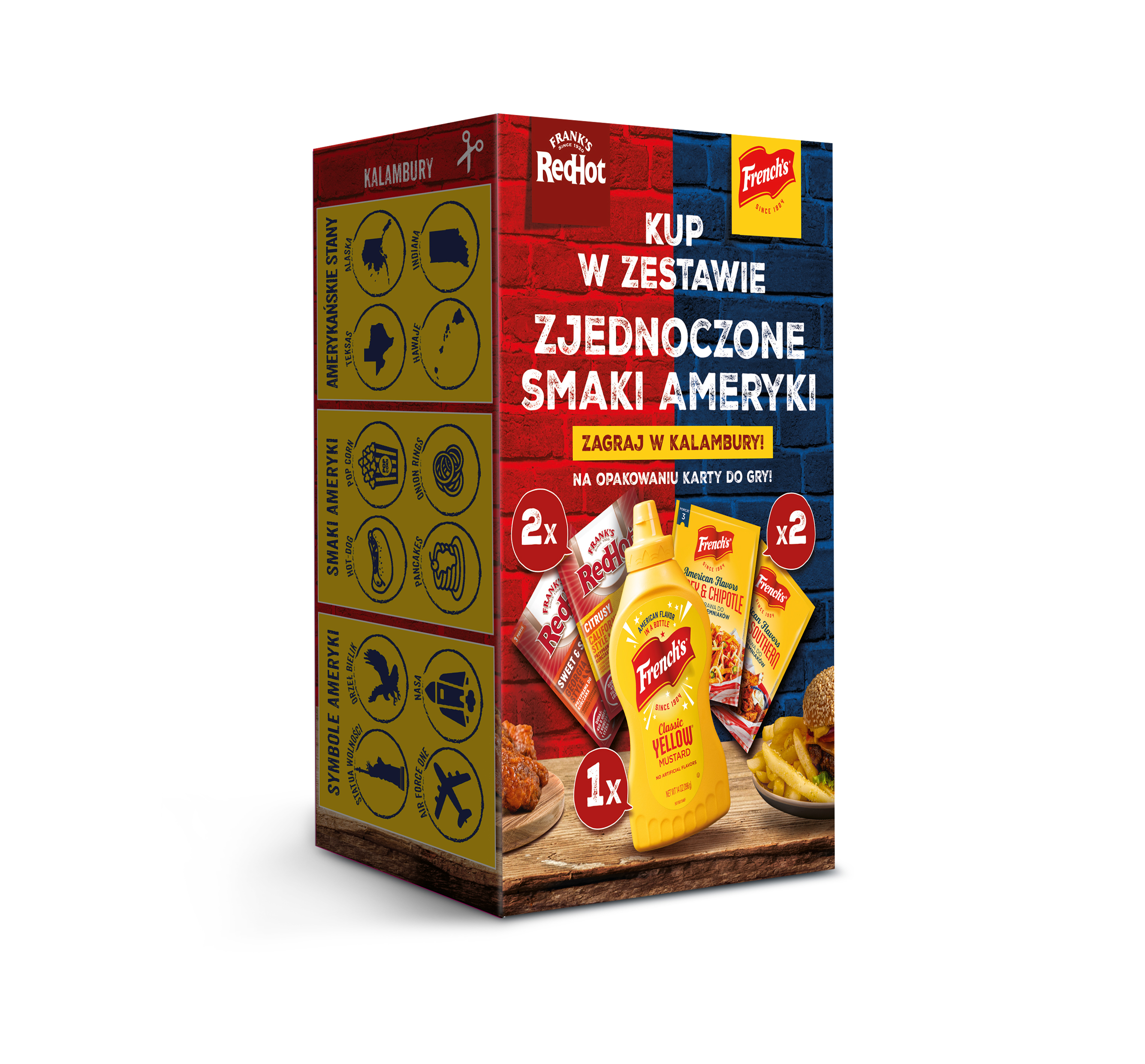KAMIS Zestaw grillowy MIX AMERICANA + gra Kalambury GRATIS