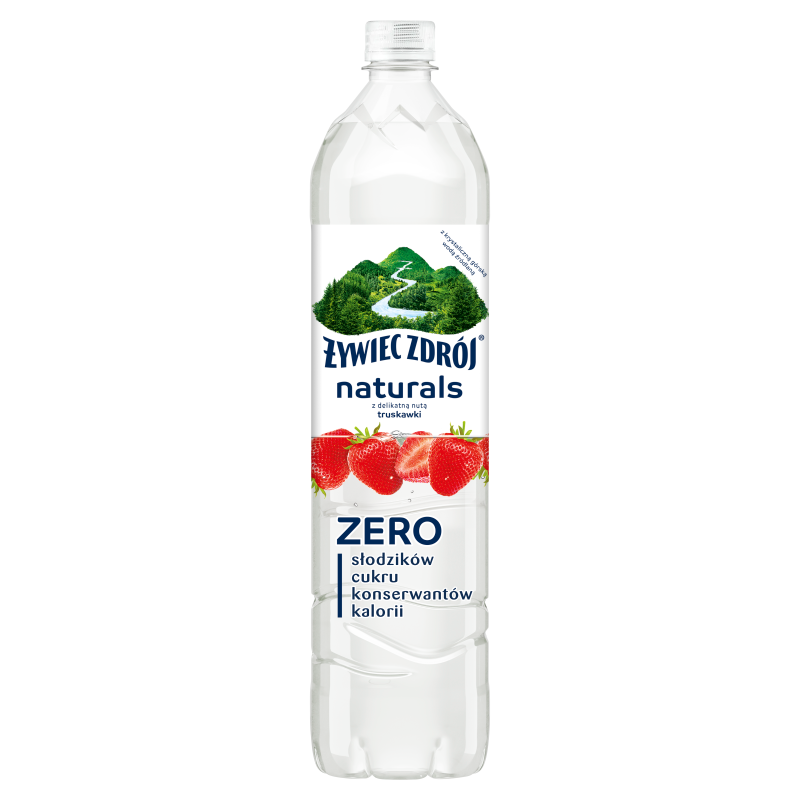ŻYWIEC ZDRÓJ Naturals Napój niegazowany z delikatną nutą truskawki