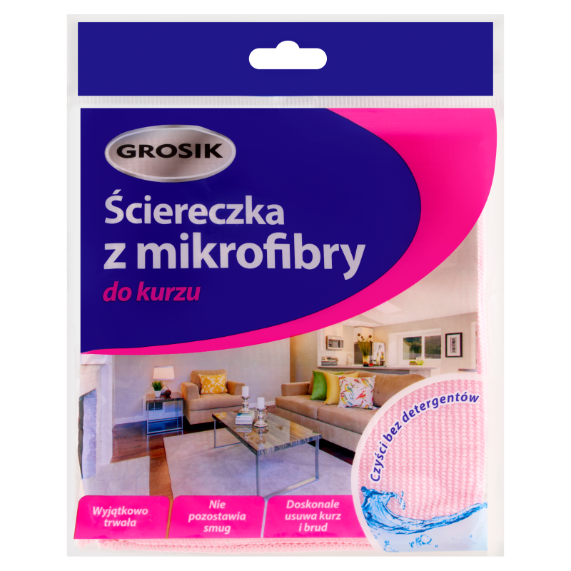 GROSIK Ścierka do kurzu z mikrofibry