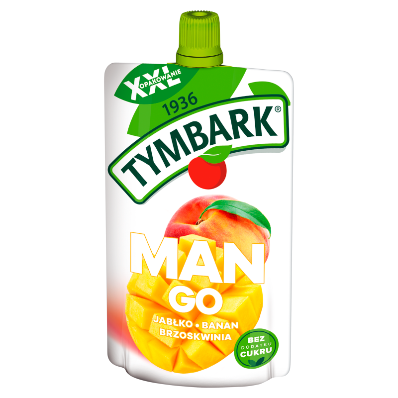 TYMBARK Mus 100 % z owoców jabłko mango brzoskwinia banan frisco.pl