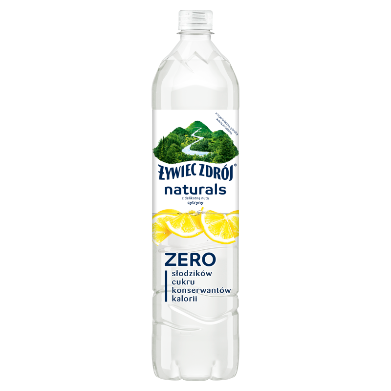 ŻYWIEC ZDRÓJ Naturals Napój niegazowany z delikatną nutą cytryny