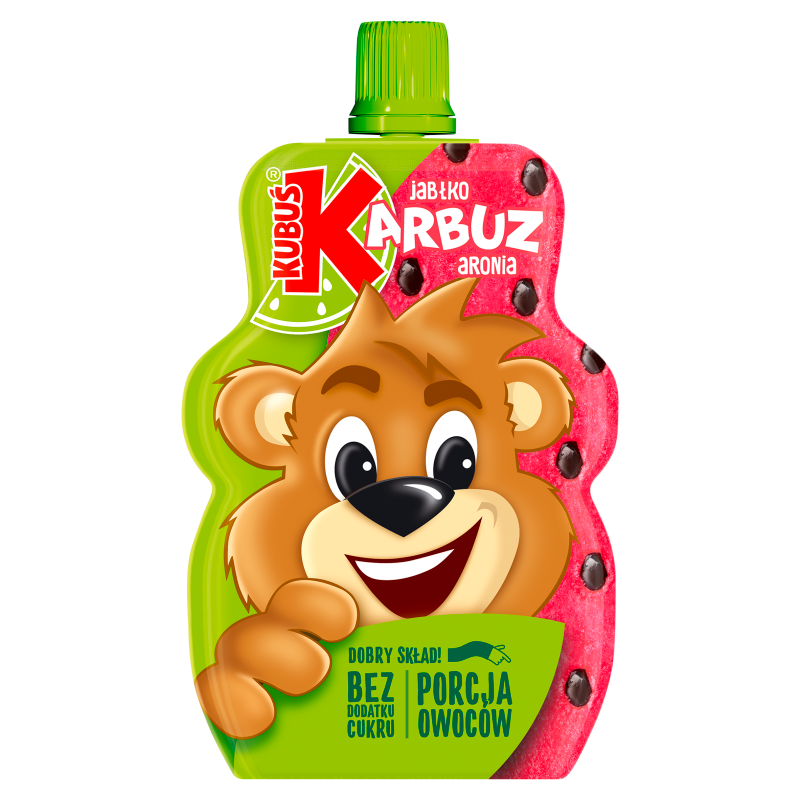 KUBUŚ Mus 100% jabłko arbuz aronia frisco.pl
