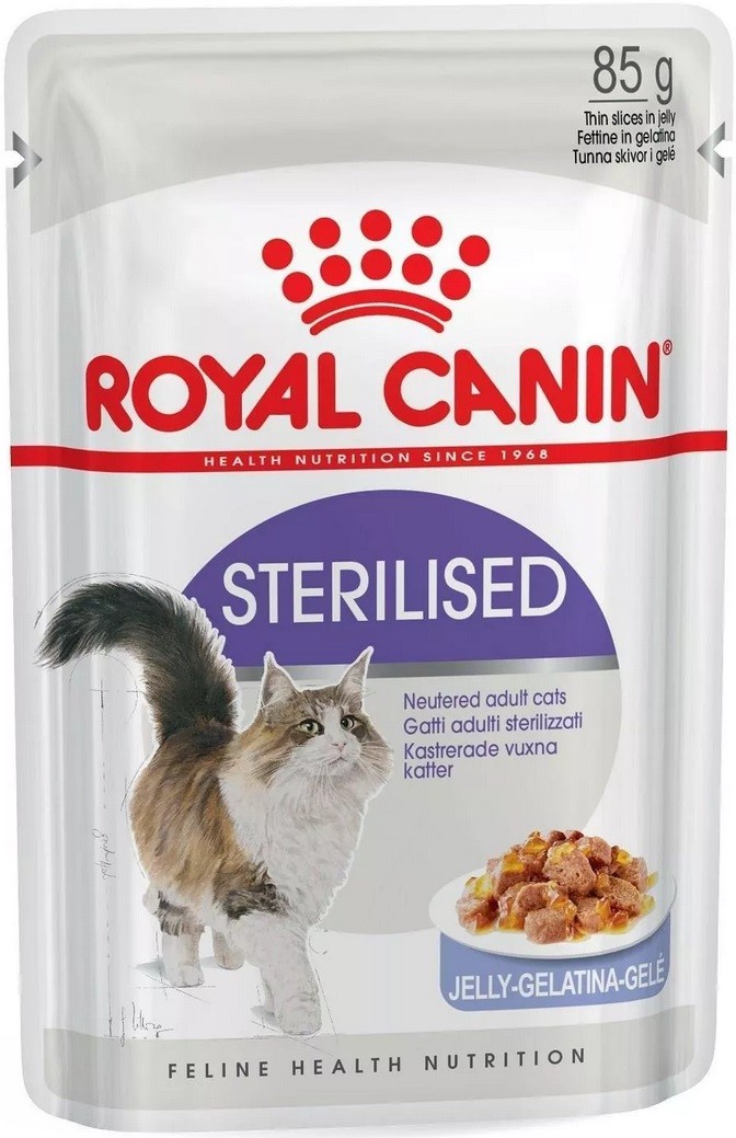 ROYAL CANIN Sterilised Mokry pokarm w galaretce dla wysterylizowanych dorosłych kotów saszetka