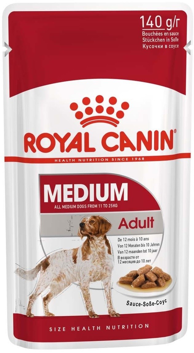 ROYAL CANIN Medium Adult Mokry pokarm dla dorosłych psów średnich ras saszetka