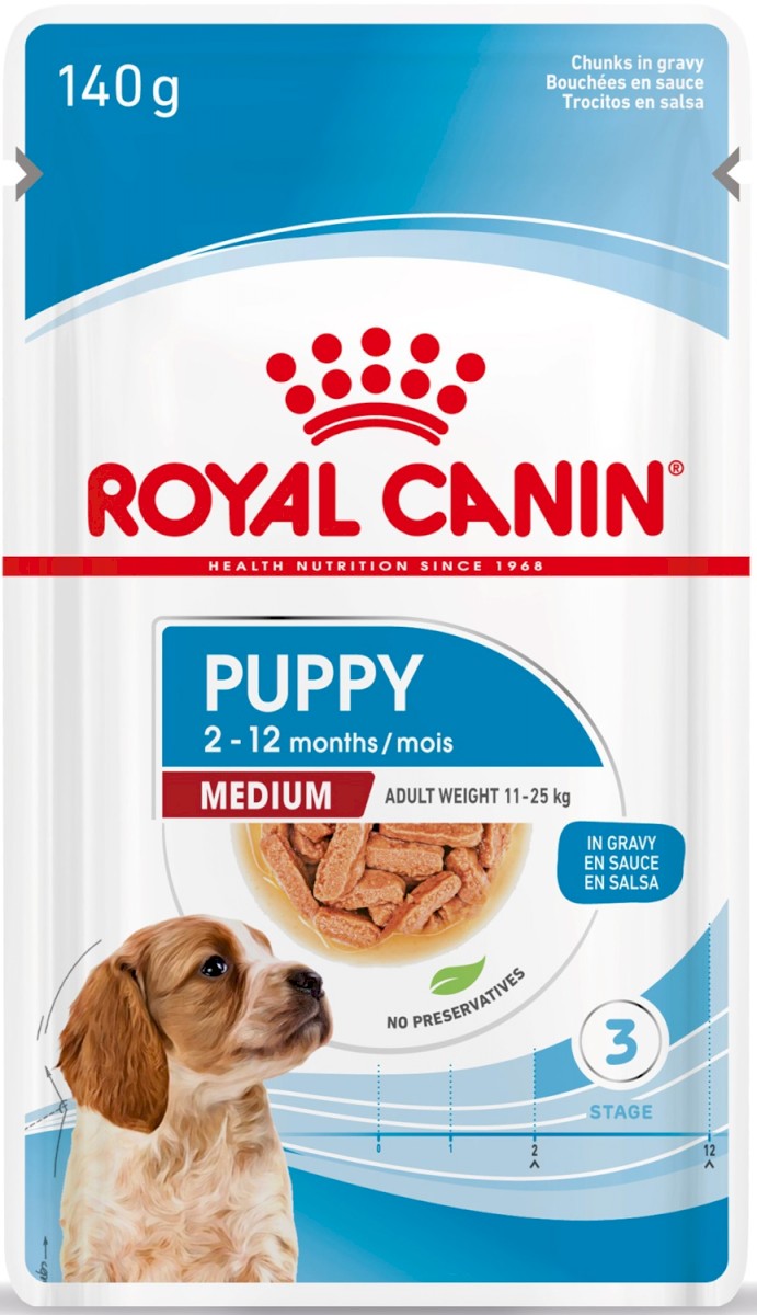 ROYAL CANIN Medium Puppy Mokry pokarm dla szczeniąt średnich ras saszetka