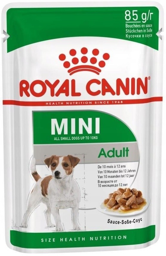 ROYAL CANIN Mini Adult Mokry pokarm w sosie dla dorosłych psów małych ras saszetka