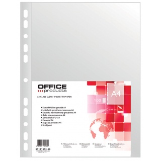 OFFICE PRODUCTS Koszulki na dokumenty A4 100szt.