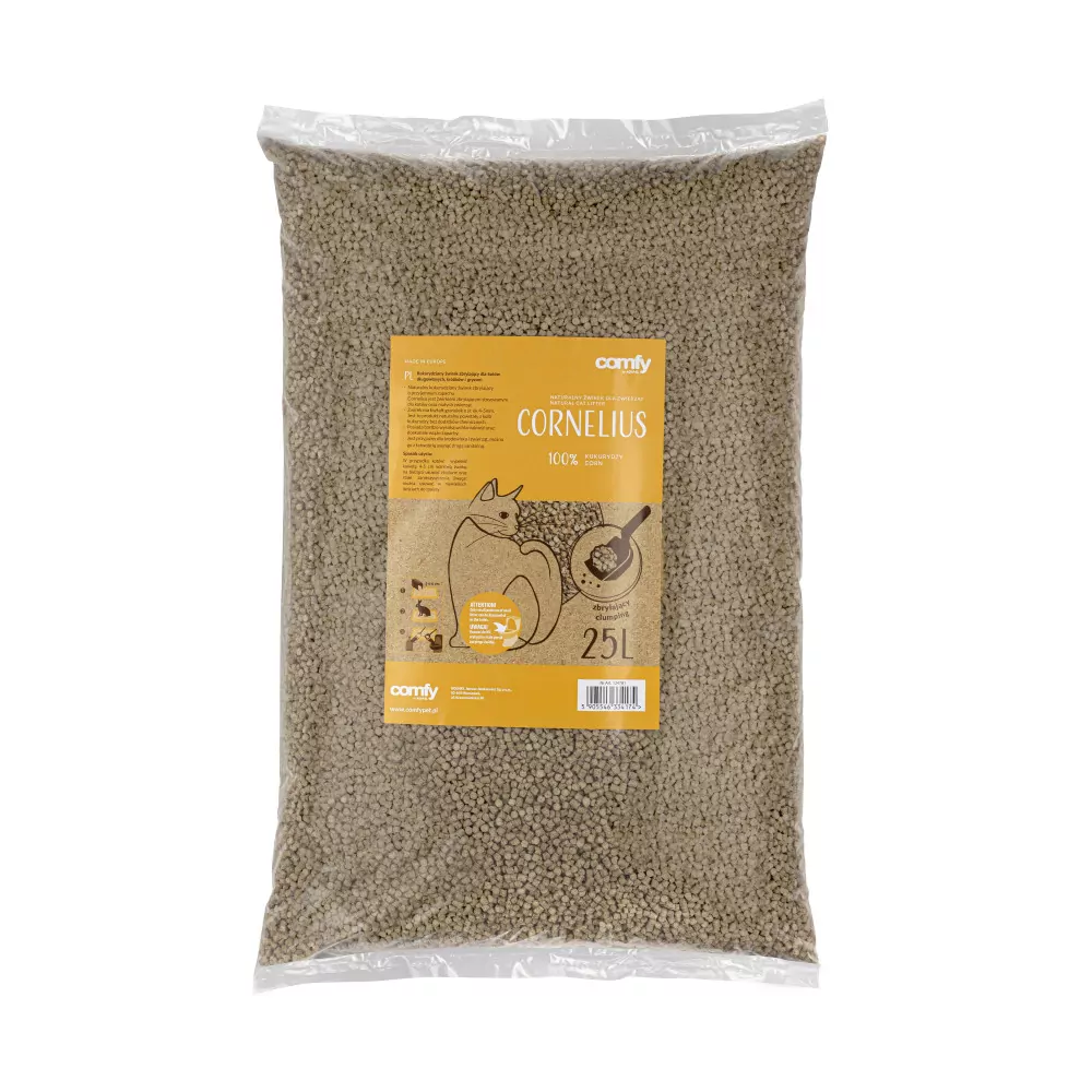 COMFY Cornelius Kukurydziany żwirek naturalny 25 L