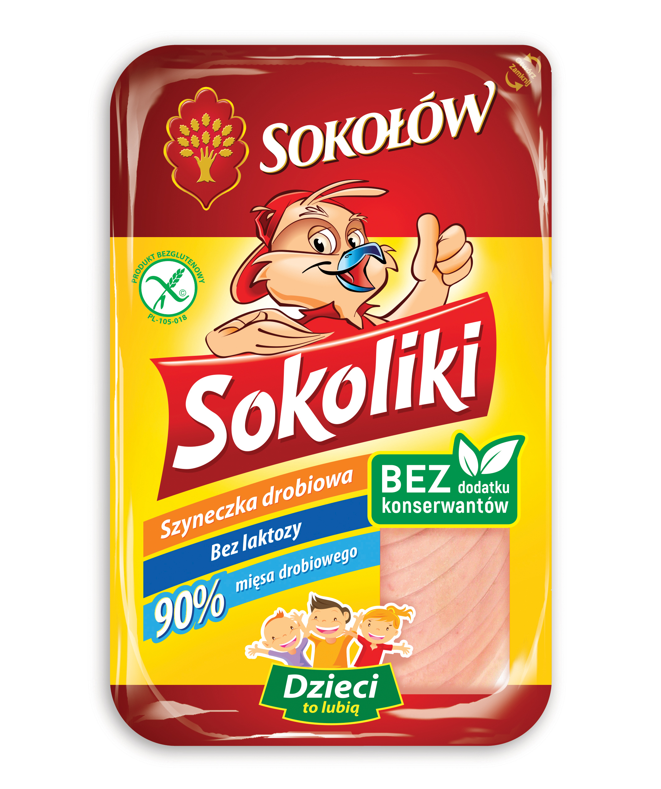 SOKOŁÓW SOKOLIKI Szynka drobiowa - plastry frisco.pl