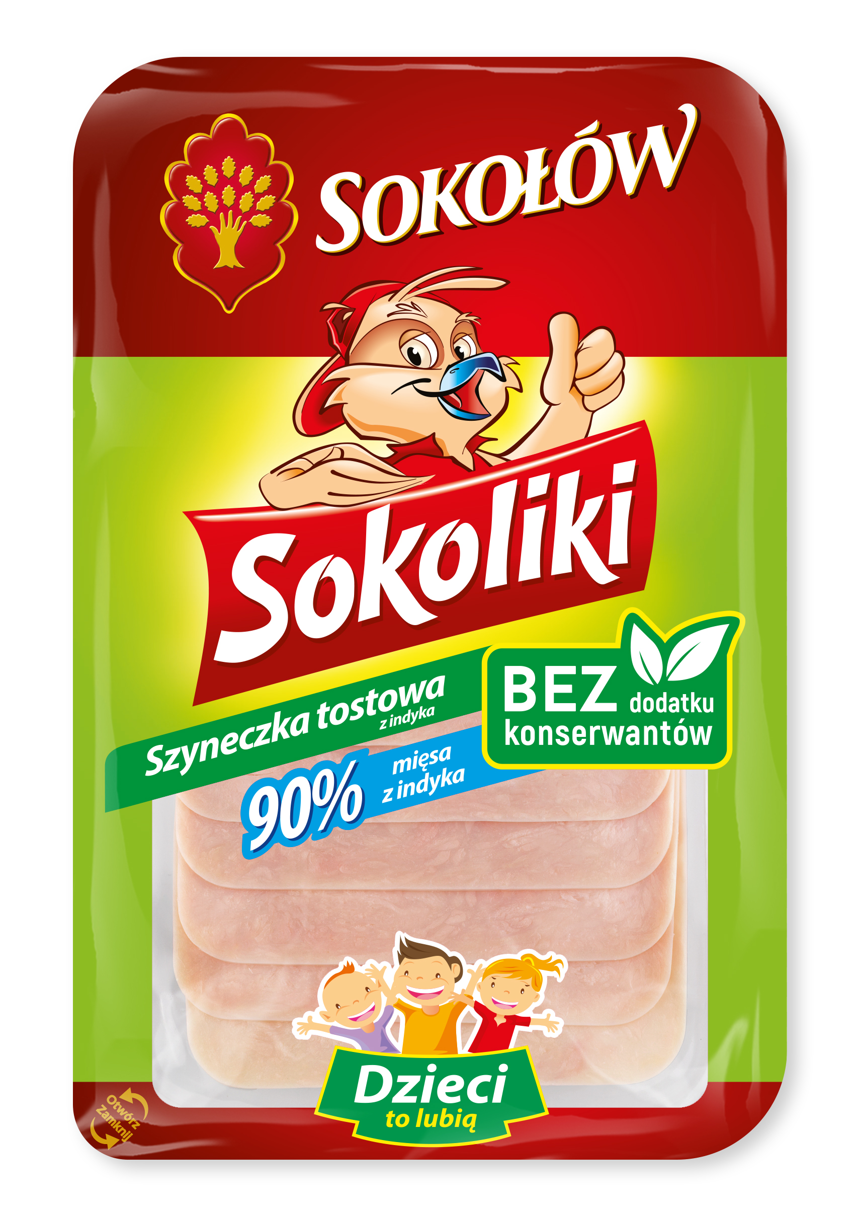SOKOLIKI Szyneczka tostowa z indyka
