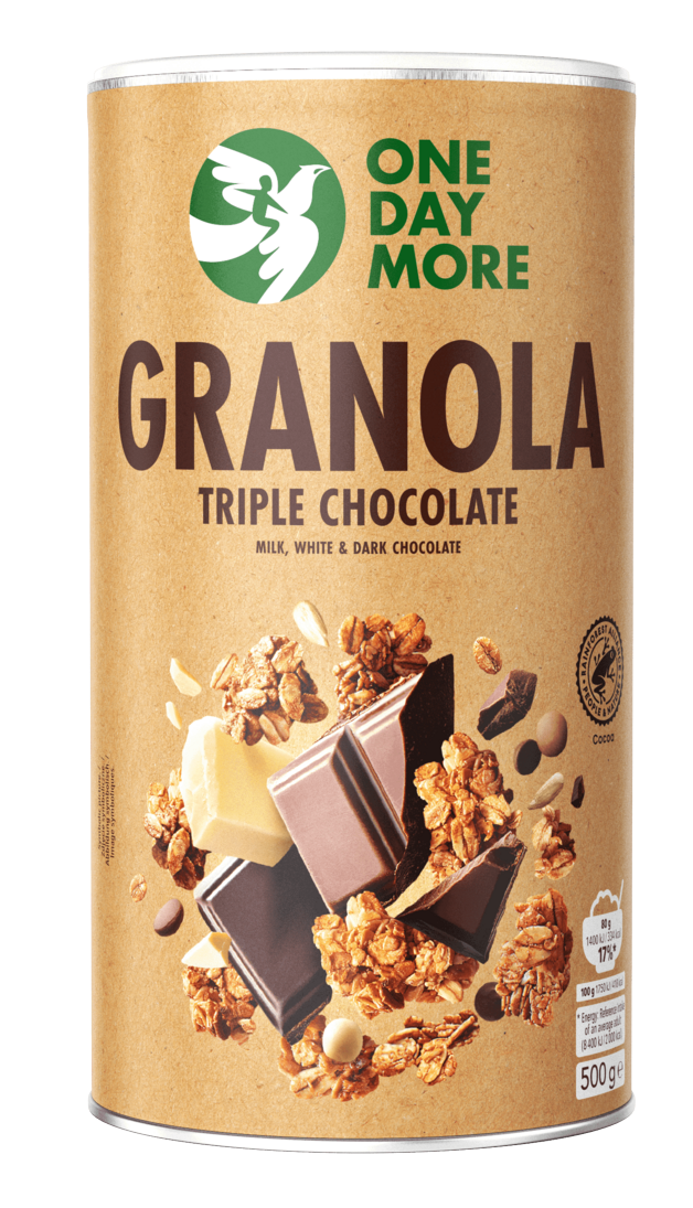 ONE DAY MORE Granola Potrójnie Czekoladowa