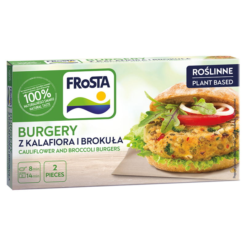 FROSTA Burgery z kalafiora i brokuła mrożone