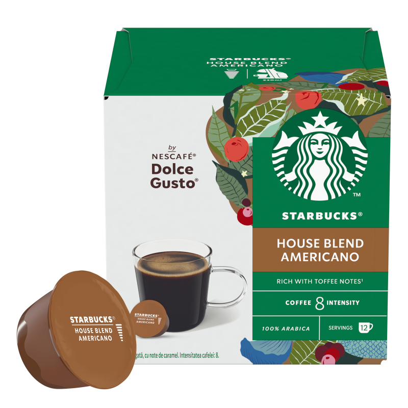 STARBUCKS Dolce Gusto House Blend Americano (12 kapsułek)