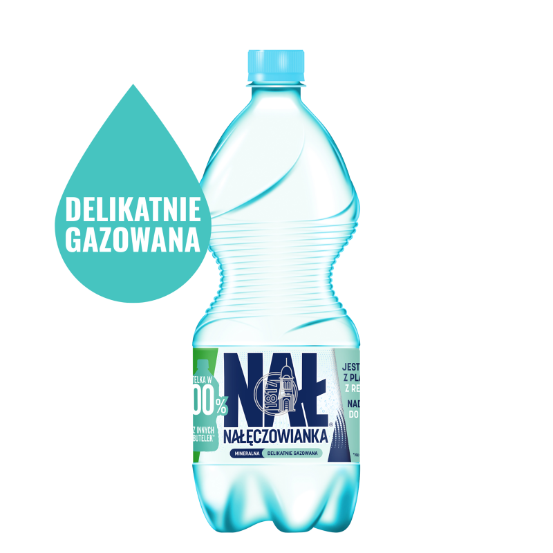 NAŁĘCZOWIANKA Naturalna woda mineralna delikatnie gazowana frisco.pl