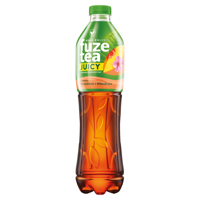 FUZETEA Napój niegazowany o smaku brzoskwini i hibiskusa