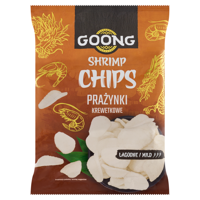 GOONG Prażynki krewetkowe łagodne