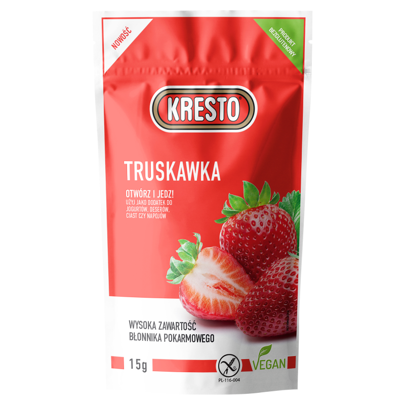 KRESTO Truskawka liofilizowana (bezglutenowa)