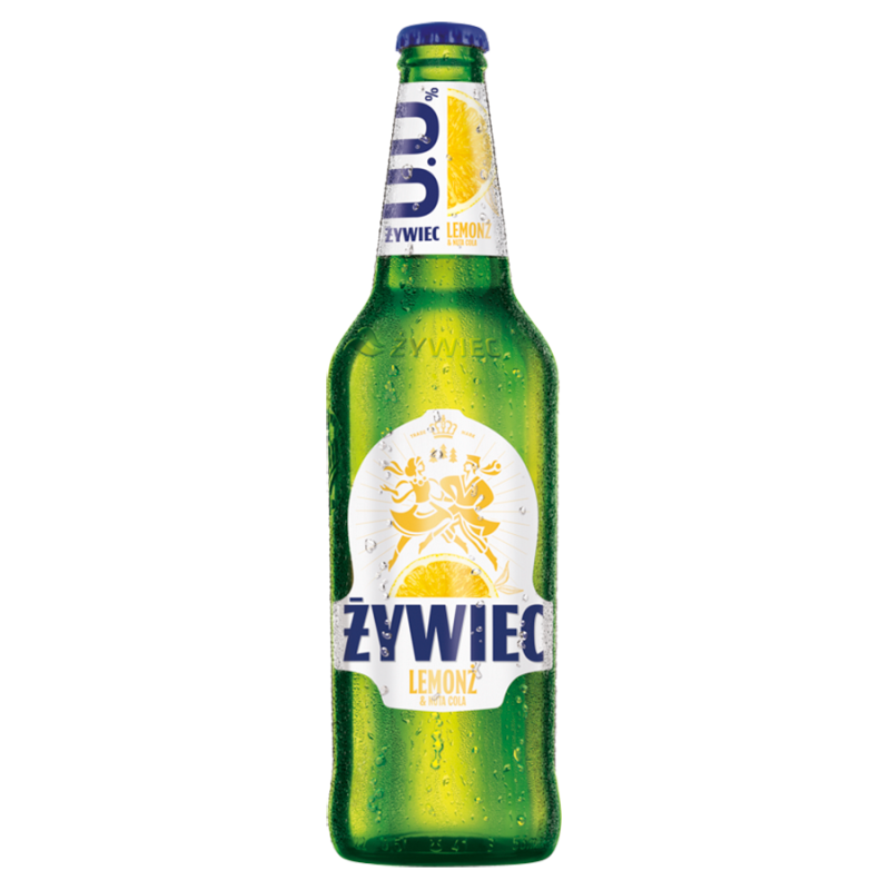 ŻYWIEC LEMONŻ Piwo bezalkoholowe z nutą cola (cena zawiera 1 zł kaucji za butelkę)