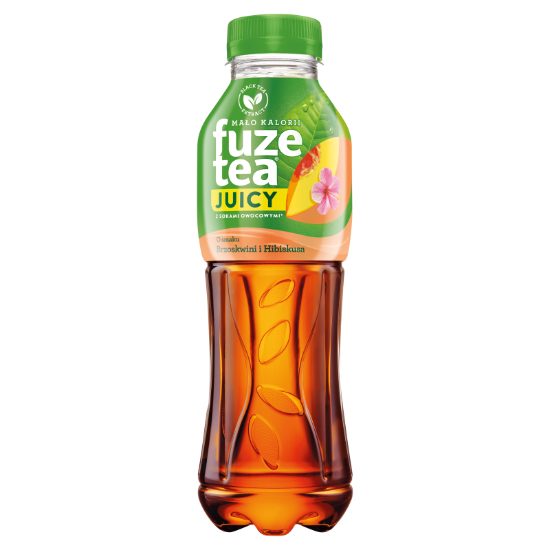 FUZETEA Napój niegazowany o smaku brzoskwini i hibiskusa