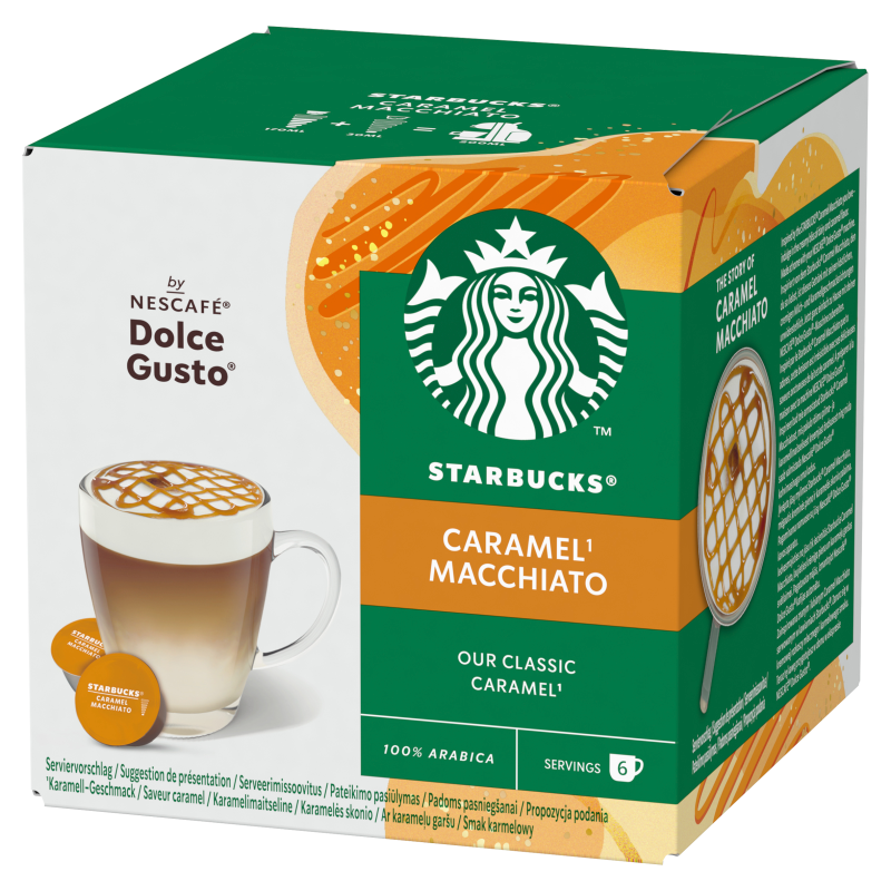 STARBUCKS Dolce Gusto Caramel Macchiato (12 kapsułek)