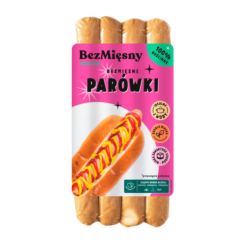 BEZMIĘSNY Bezmięsne Parówki