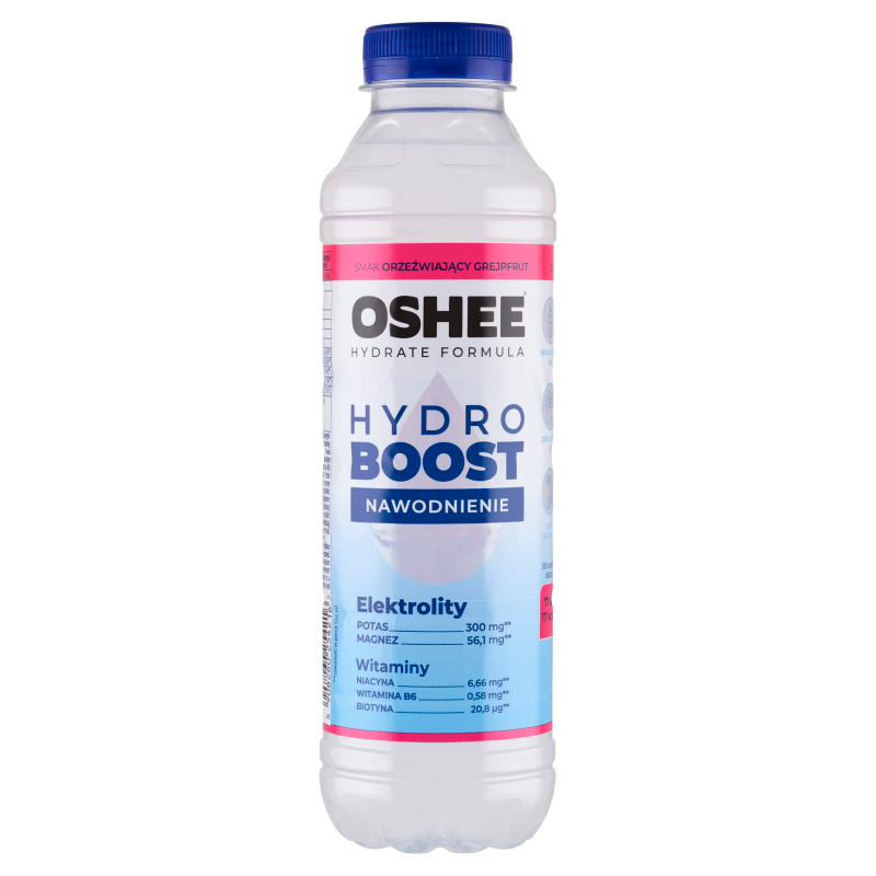 OSHEE HydroBoost Napój izotoniczny niegazowany o smaku grejpfrutowym frisco.pl