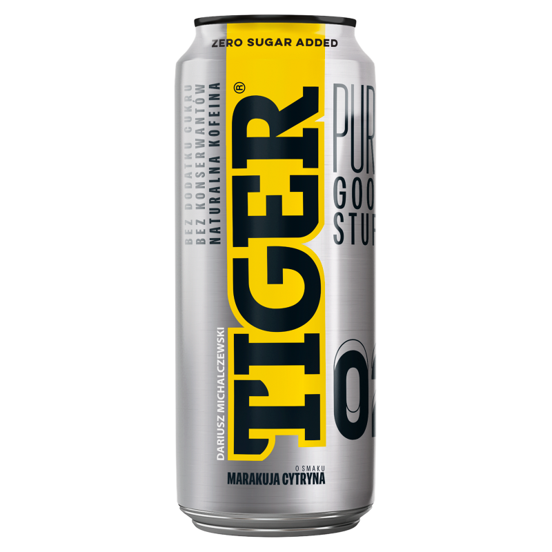 TIGER Gazowany napój energetyzujący o smaku marakuja-cytryna frisco.pl
