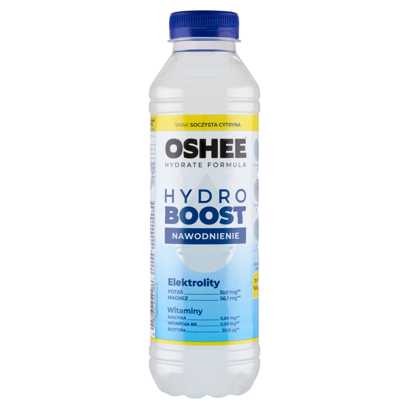 OSHEE HydroBoost Napój izotoniczny niegazowany o smaku cytrynowym frisco.pl
