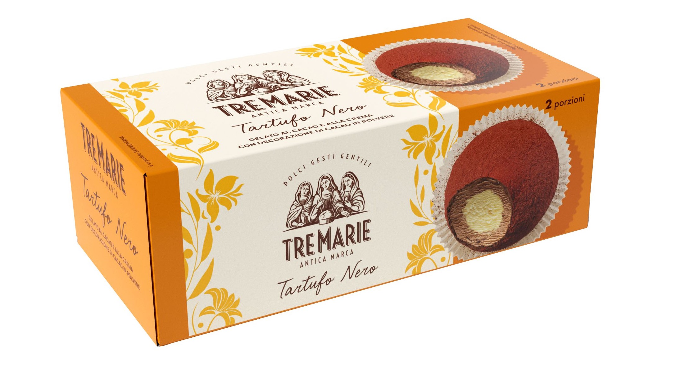 SAMMONTANA Lody Tartufo Nero (2 szt.)