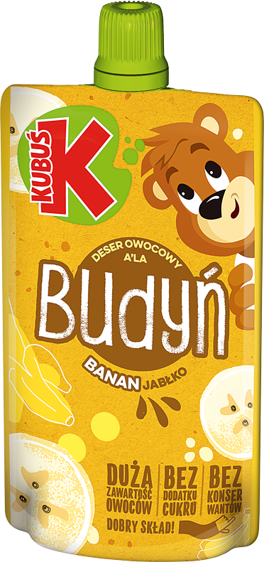KUBUŚ Deser a'la budyń jabłko-banan