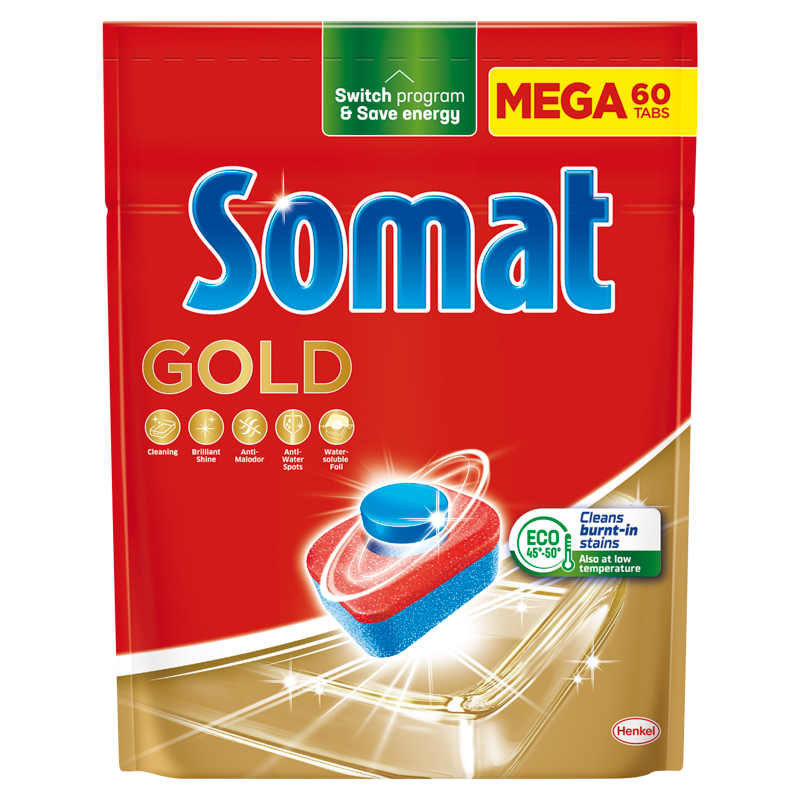 SOMAT Gold Tabletki do zmywarki 60 szt.