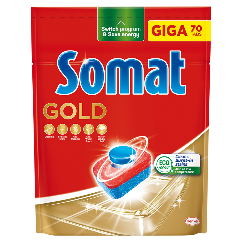 SOMAT Gold Tabletki do zmywarki 70 szt. frisco.pl