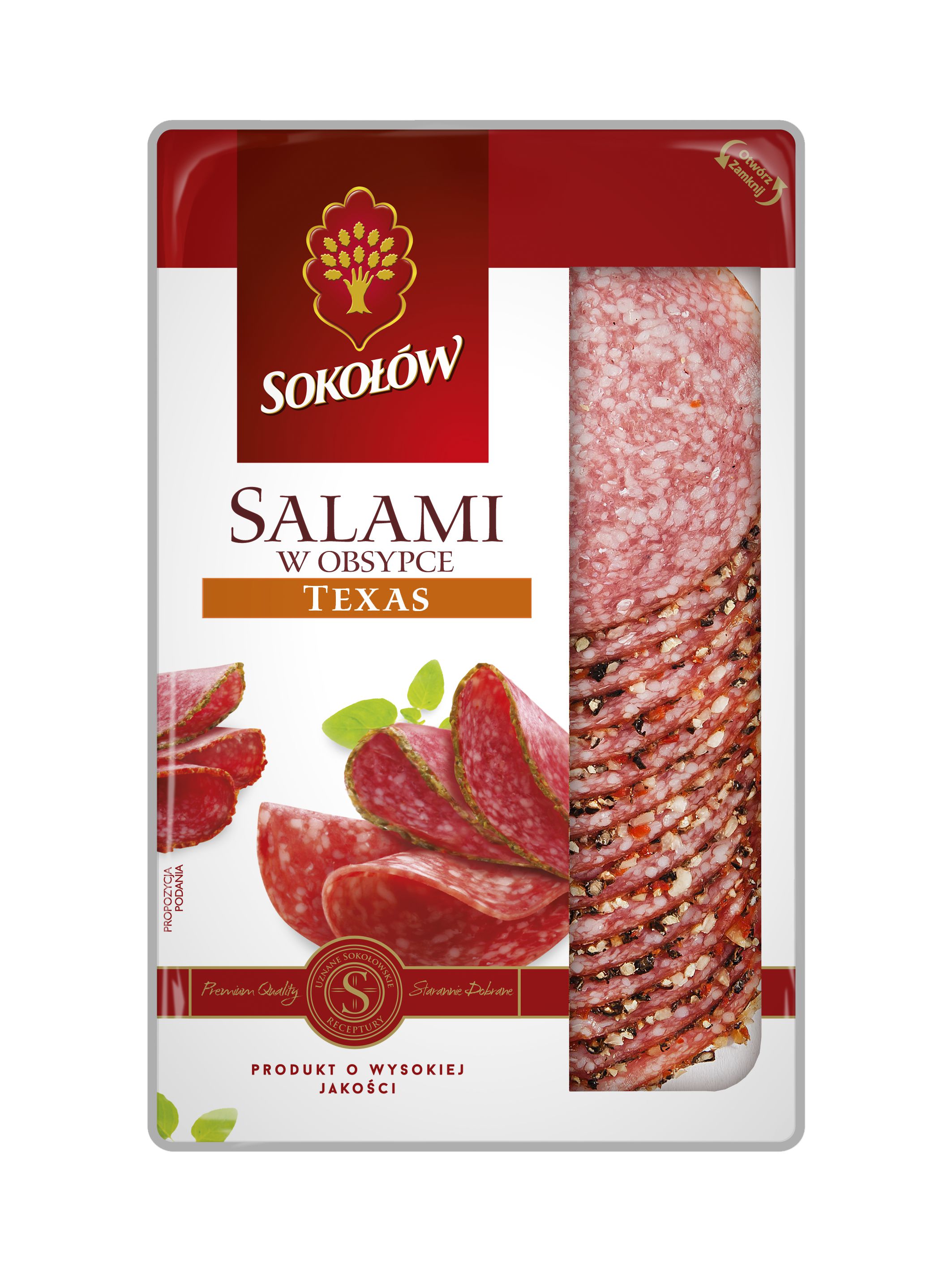 SOKOŁÓW Salami w obsypce texas
