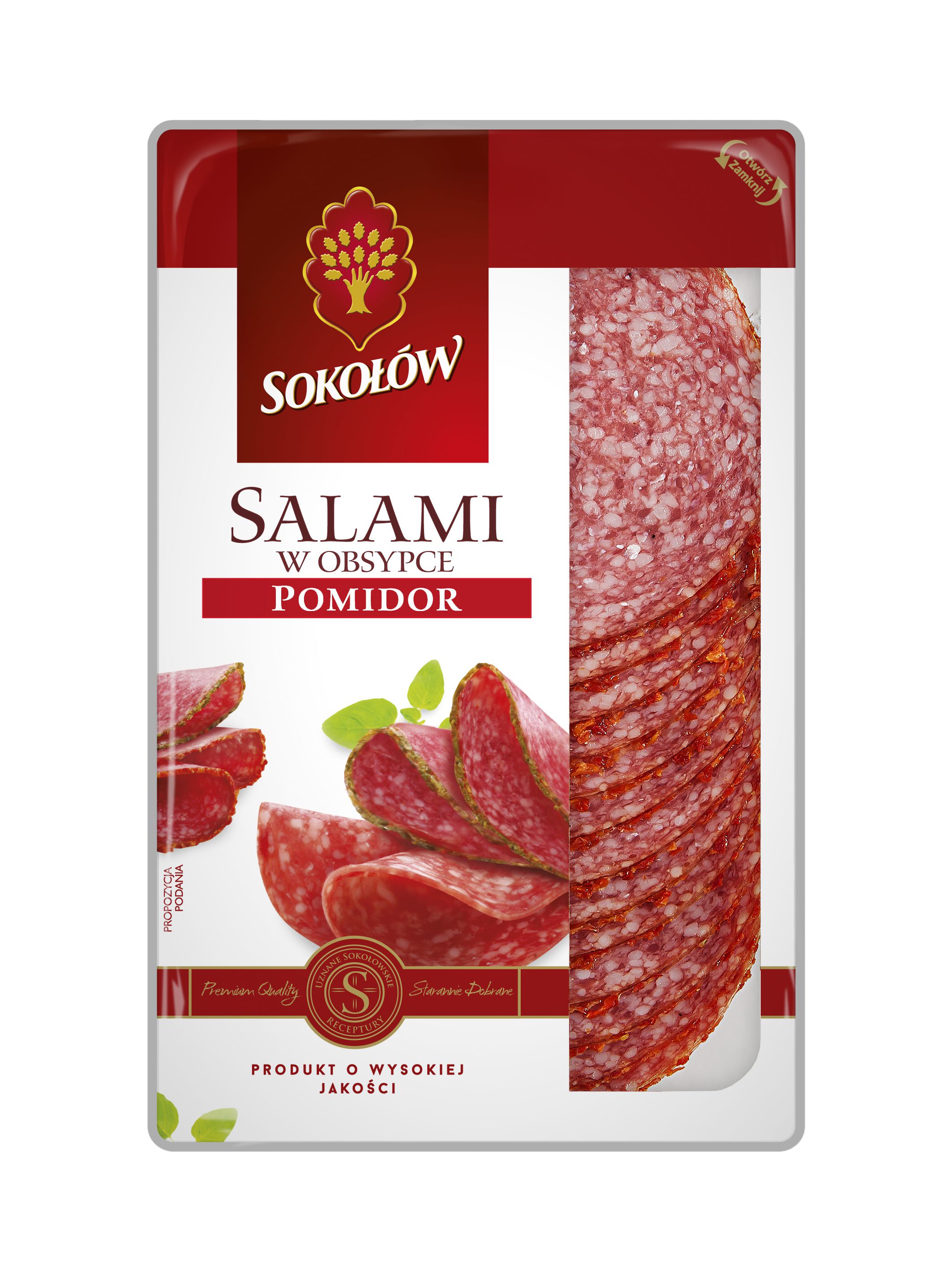 SOKOŁÓW Salami w obsypce pomidorowej frisco.pl