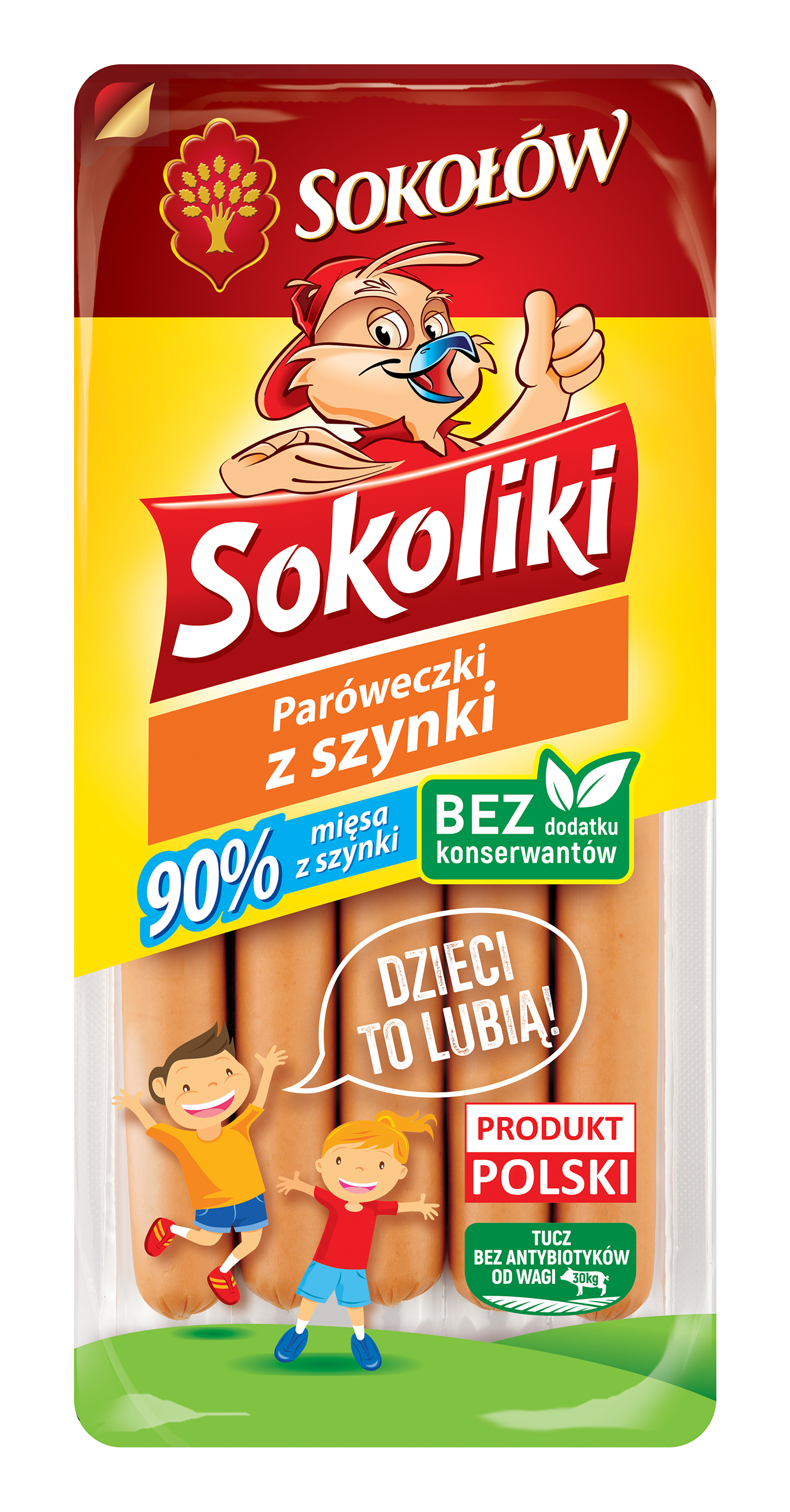 SOKOLIKI Paróweczki z szynki