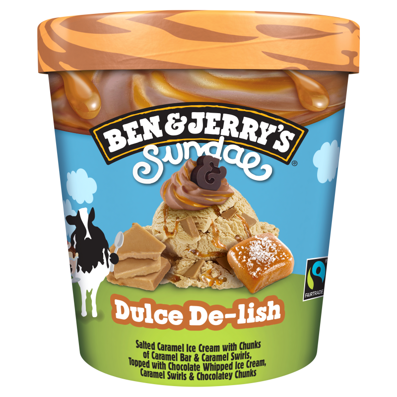BEN&JERRY'S Sundae Dulce De-lish Lody