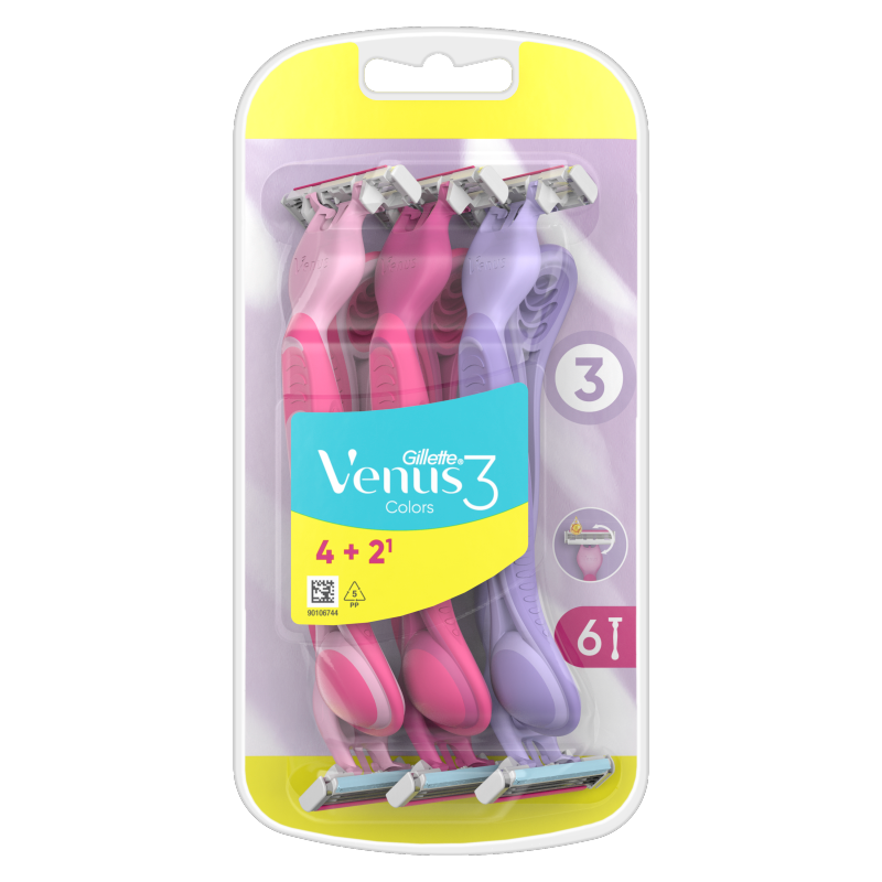 GILLETTE Venus3 Maszynki jednorazowe dla kobiet 6 szt. frisco.pl