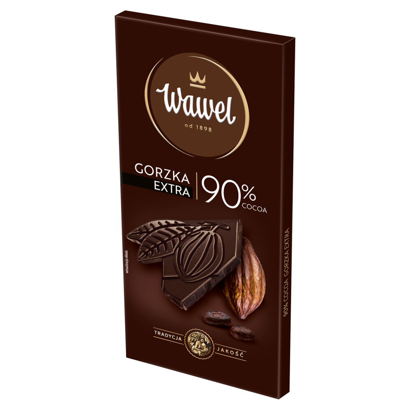 WAWEL Czekolada gorzka extra 90% kakao frisco.pl