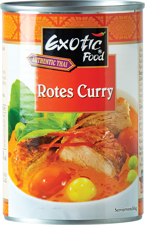 EXOTIC FOOD Czerwone curry - zupa na bazie mleczka kokosowego