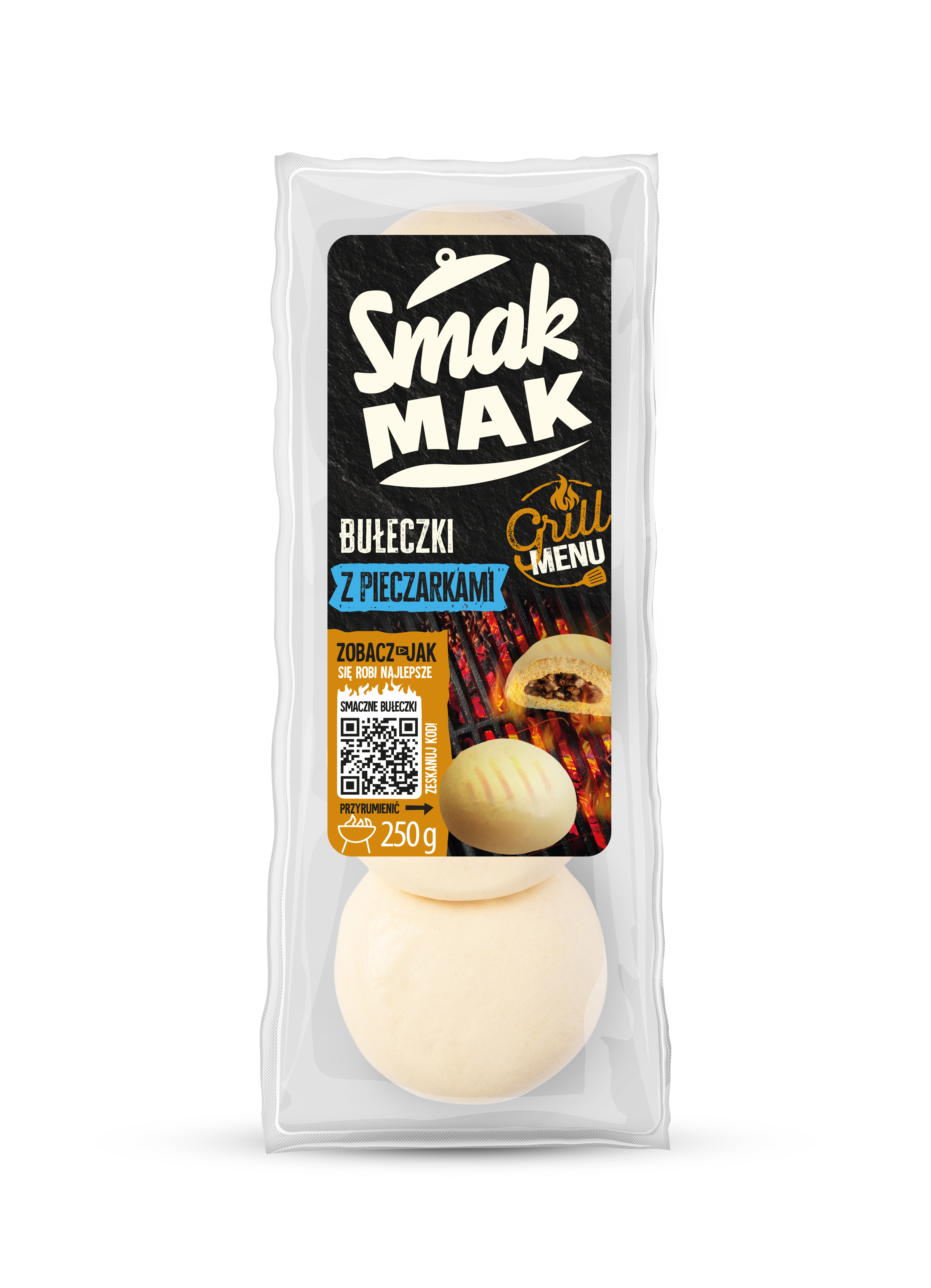 SMAKMAK Bułeczki z pieczarkami na grilla