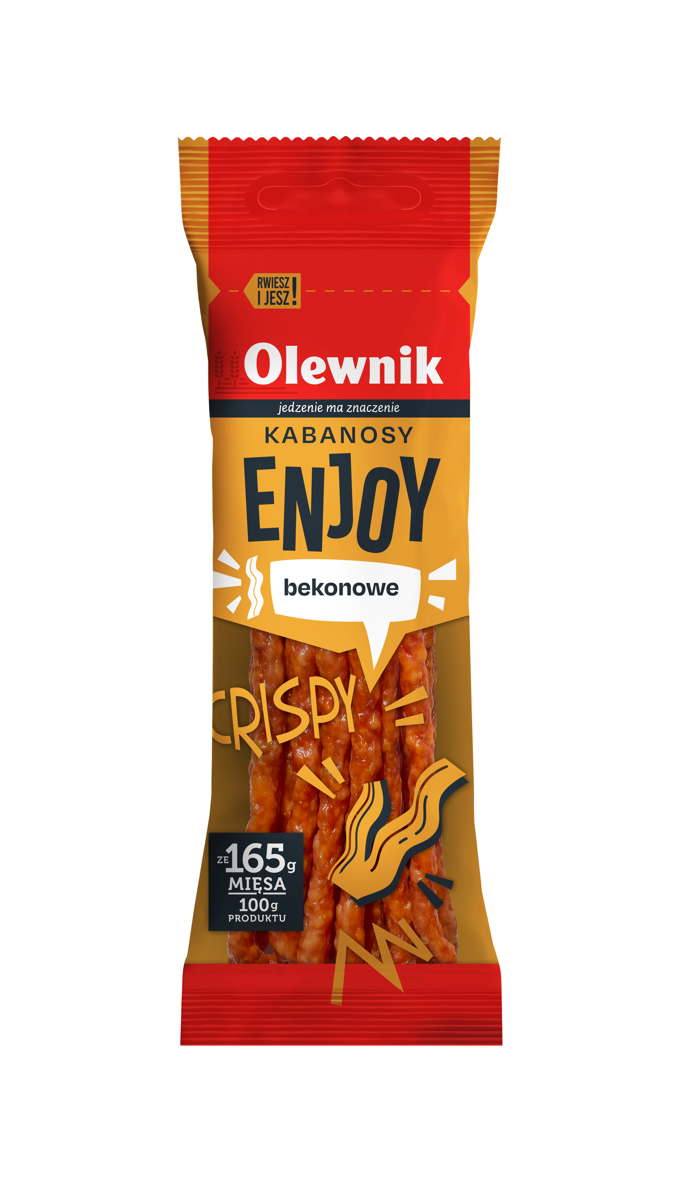 OLEWNIK Kabanos wieprzowy bekonowy Enjoy