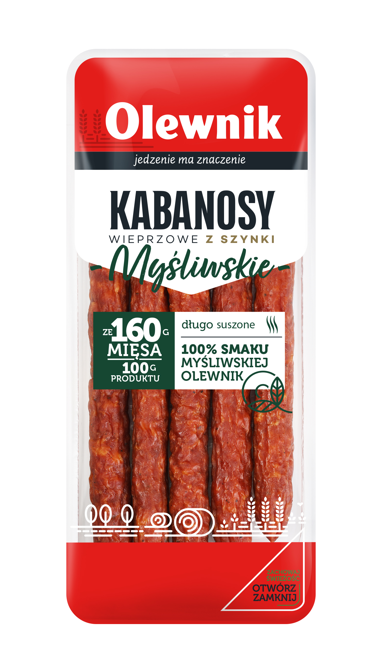 OLEWNIK Kabanosy myśliwskie