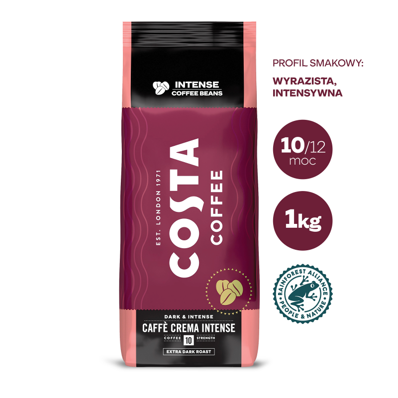 COSTA COFFEE Caffe Crema Intensa Kawa ziarnista frisco.pl