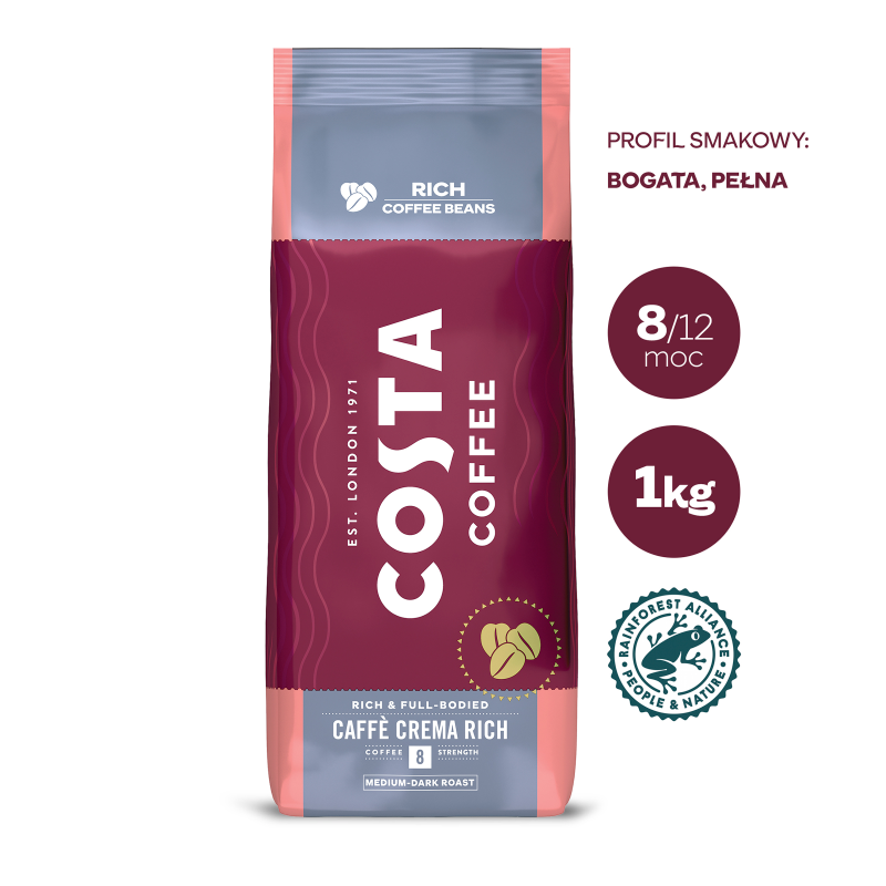 COSTA COFFEE Cafe Crema Rich Kawa ziarnista frisco.pl