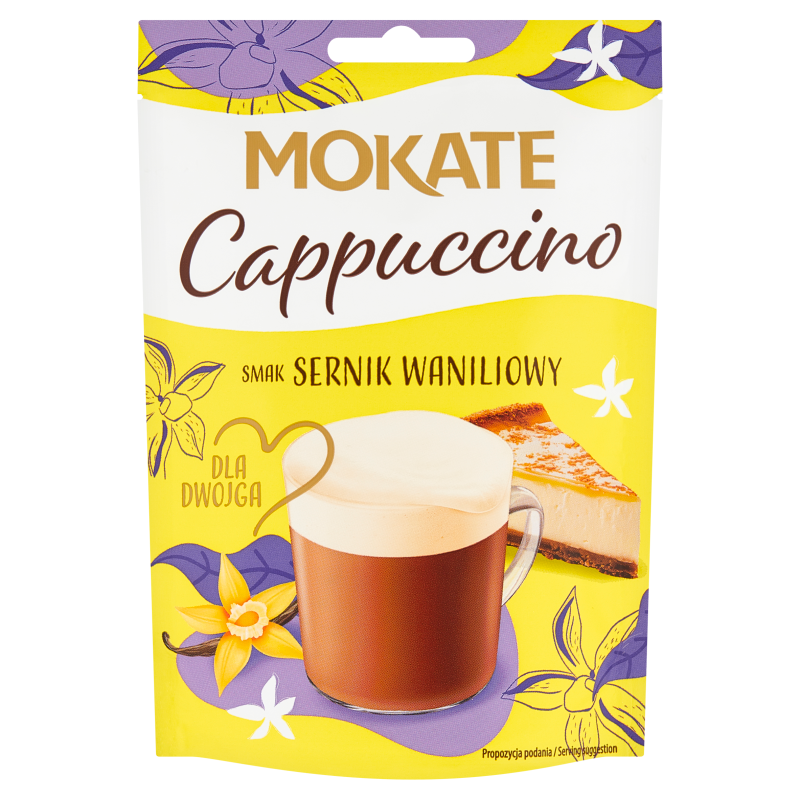 MOKATE Cappuccino o smaku sernika waniliowego frisco.pl