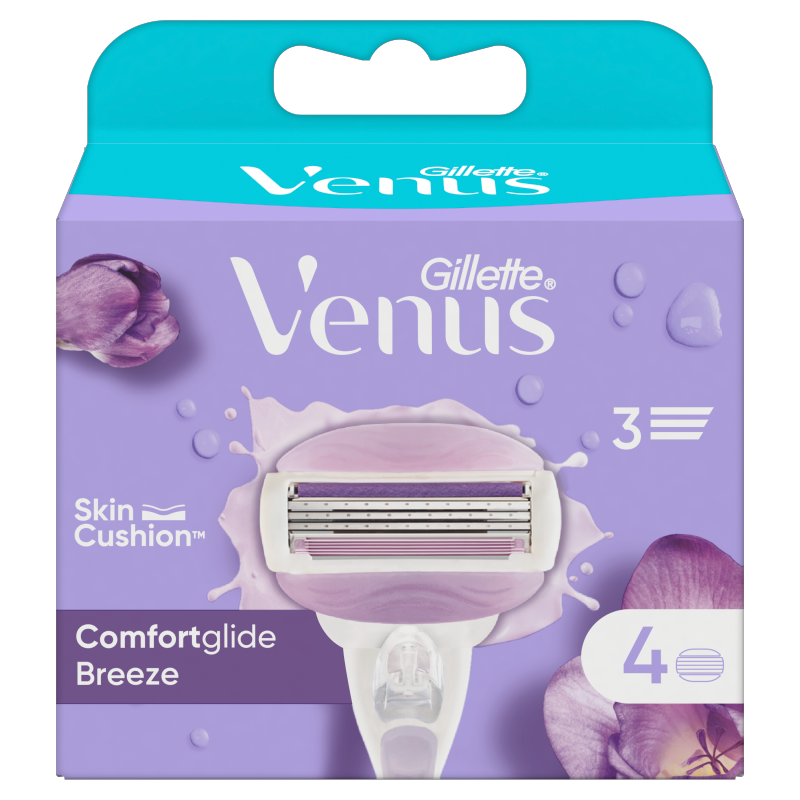 GILLETTE Venus Breeze Wkłady do maszynki dla kobiet - 4 szt.