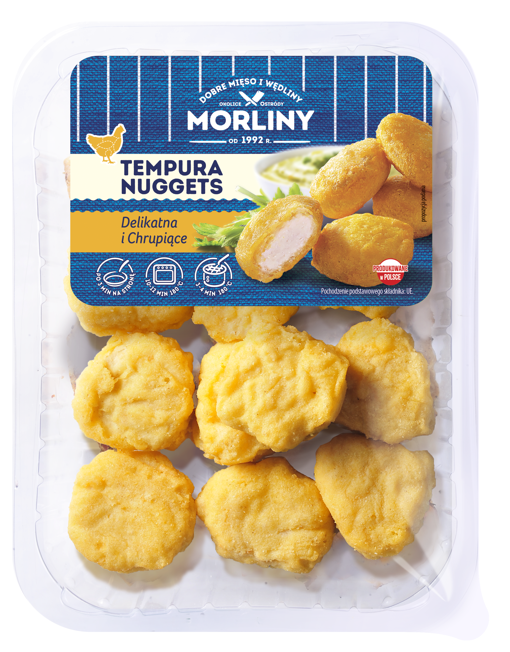 MORLINY Nuggetsy z kurczaka w tempurze