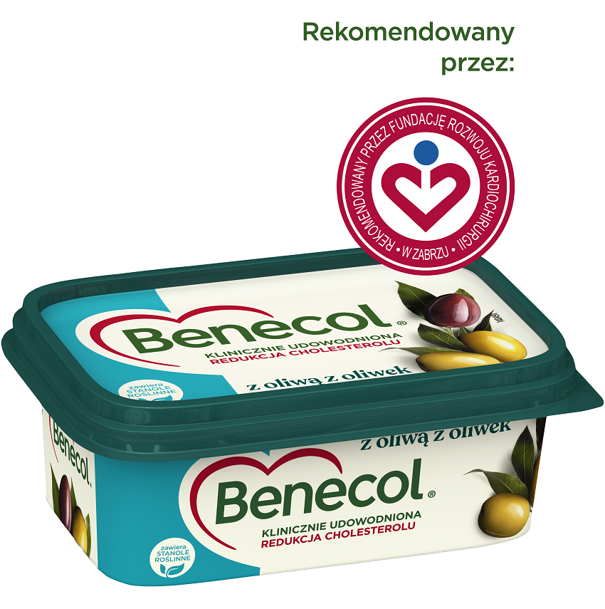 BENECOL Margaryna z oliwą z oliwek frisco.pl